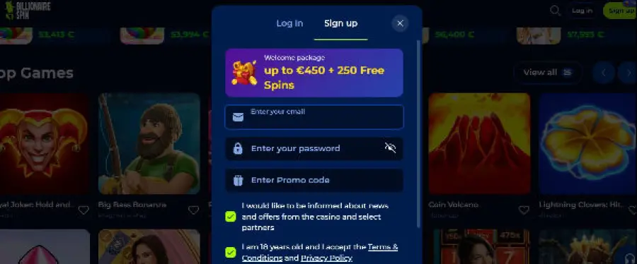 Billionairespin casino